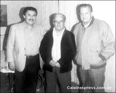 Dr. Milton F. Neves, Dr. Oswaldo Cera e Deputado Vicente Botta