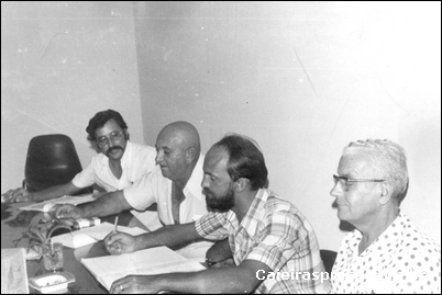 Reunião-diretoria* Acisc- Jurandir, Jorge, Pedro e Casarotto