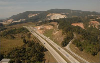Rodovia dos Bandeirantes n- trecho em Caieiras
