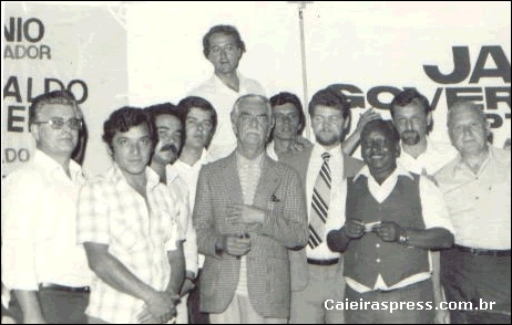 Pres. Janio Quadros, visita a Caieiras- 1982