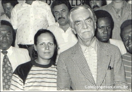 Presidente Janio Quadros, visita a Caieiras- 1982