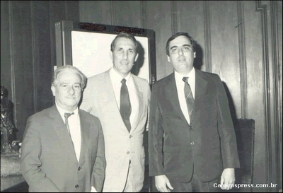 Gov. Orestes Quércia, Dr.Milton, Edson Navarro-1989